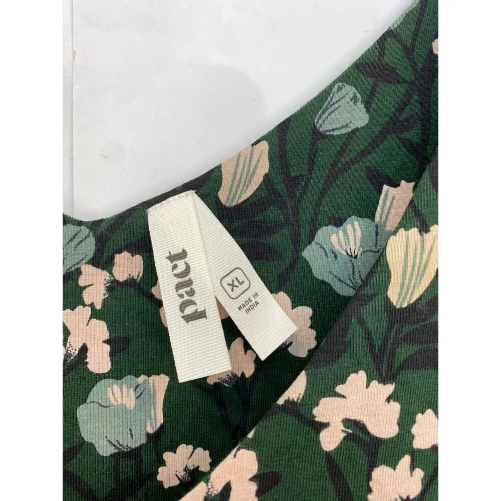 Pact Green Floral Dress - Picture 6 of 8